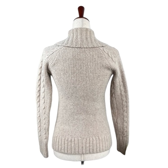 Eddie Bauer Wool Blend Asymmetrical Cardigan Sweater. Size S - Picture 5 of 7